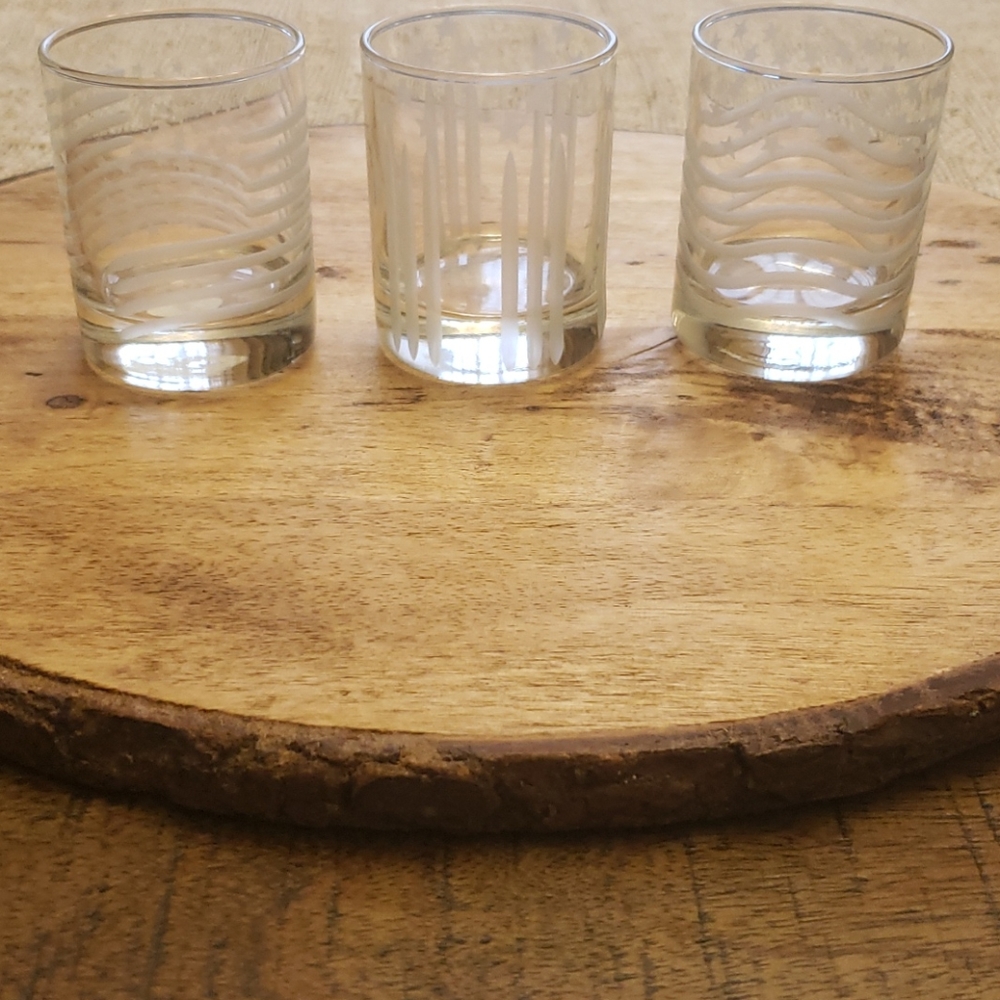 PartyLite American Heritage Trio Glass